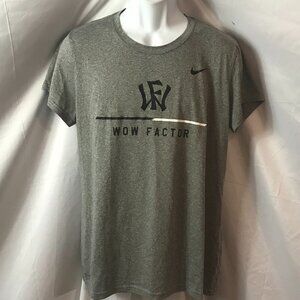 Nike WOW FACTOR WF Activewear Athletic Sport Cut Tee Shirt